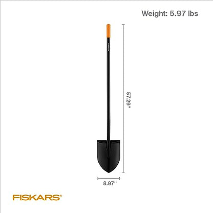 Fiskars Heavy Duty Garden Shovel for Digging