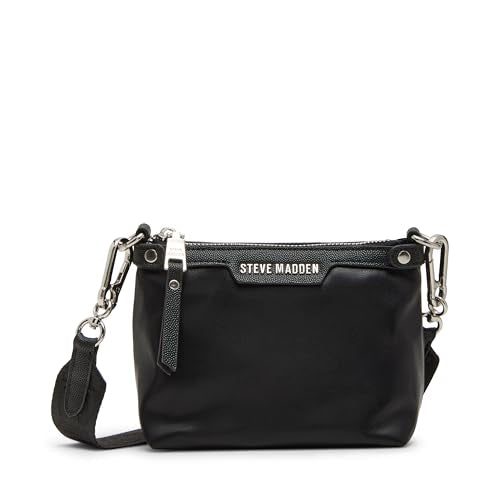 Steve Madden Warren Black Satchel Gift Set