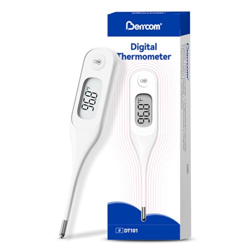 Digital Fast-Read Oral Armpit Thermometer with Fever Alarm