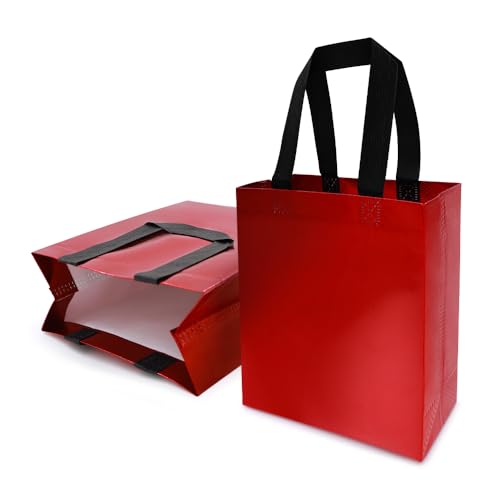12 Pack Reusable Gift Bags with Handles