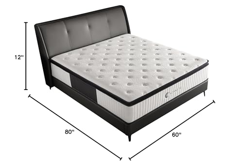 KOANTTI 12" Memory Foam Hybrid Queen Mattress