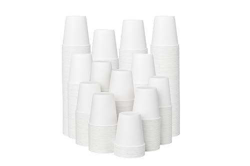 300 Pack 3 oz Disposable Bathroom Paper Cups