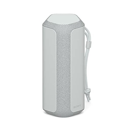 Sony SRS-XE200 X-Series Wireless Ultra Portable-Bluetooth-Speaker, IP67 Waterproof, Dustproof and Shockproof with 16 Hour Battery and Easy to Carry Strap, Light Gray