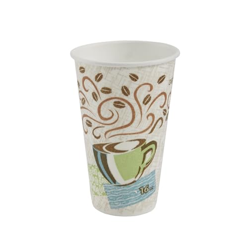 1000 Pack Georgia-Pacific 16oz Paper Coffee Cups Disposable