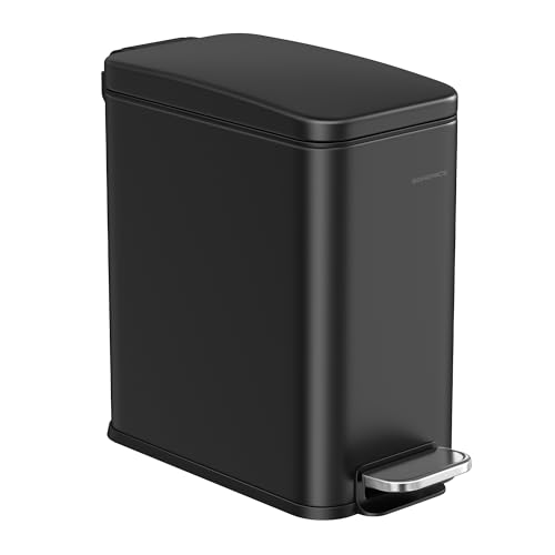 5L Bathroom Trash Can with Lid