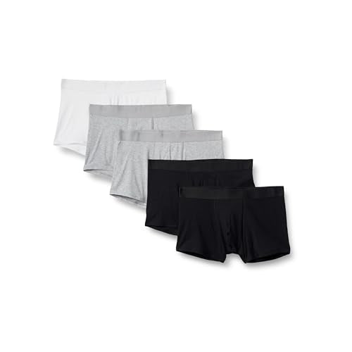 5 Pack Amazon Essentials Men's Cotton Boxer Shorts