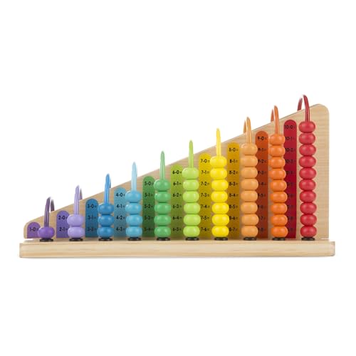 Melissa & Doug Wooden Add and Subtract Abacus
