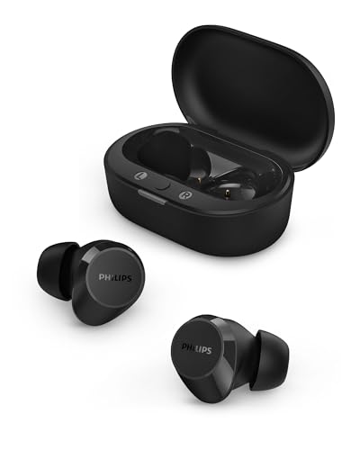 PHILIPS True Wireless Bluetooth Earbuds with Mic