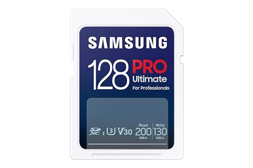 128GB Samsung PRO Ultimate SDXC Memory Card 200MB/s