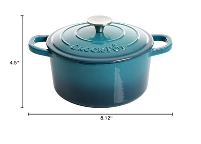 Crock-Pot 3-Quart Enameled Cast Iron Dutch Oven