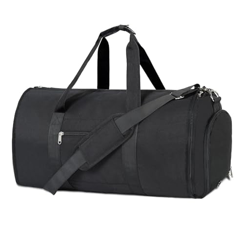 45L 2-in-1 Garment Duffle Bag with Shoe Compartment