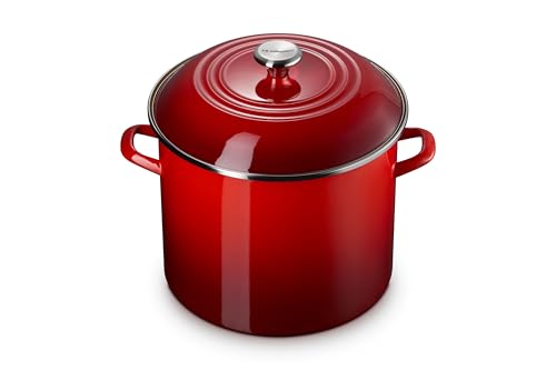 16 Quart Le Creuset Enamel Steel Stockpot with Lid