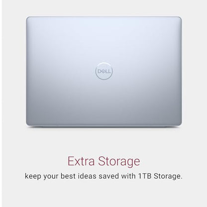 Dell Inspiron 16 Plus 7640 Laptop - 16.0-inch 16:10 2.5K Display, Intel Core i7-13620H Processor, 16GB LPDDR5 RAM, 1TB SSD, Intel UHD Graphics, Windows 11 Home, Onsite & Migrate Service - Ice Blue