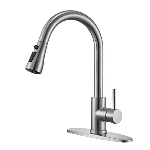 Pull Down High Arc Single Handle Kitchen Faucet