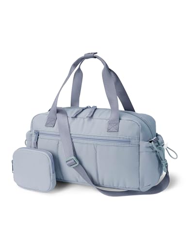 Quilted Puffer Small Gym Duffle Bag with Wet Pocket