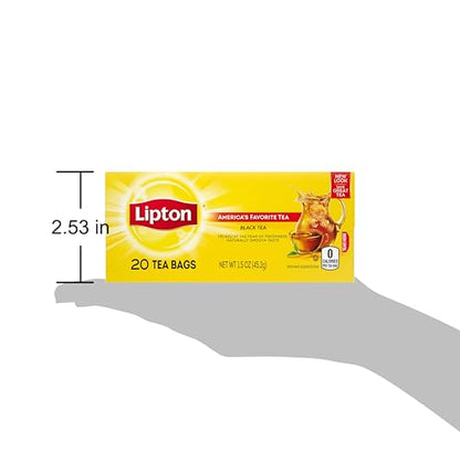 Lipton Black Tea Bags for Healthy Heart Support