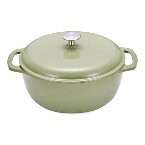 Amazon Basics 4.3-Quart Enameled Cast Iron Dutch Oven