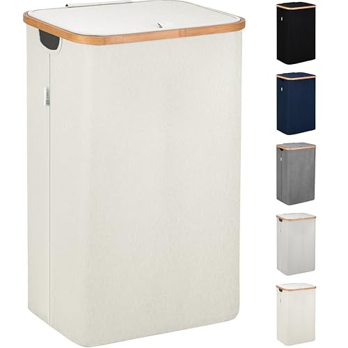 26 Gallon Laundry Basket with Lid and Handles