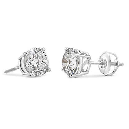 UPDATE: DEAD! Amazon Essentials Certified 14k White Gold Diamond with Screw Back and Post Stud Earrings (0.33 cttw, J-K Color, I1-I2 Clarity) (previously Amazon Collection)