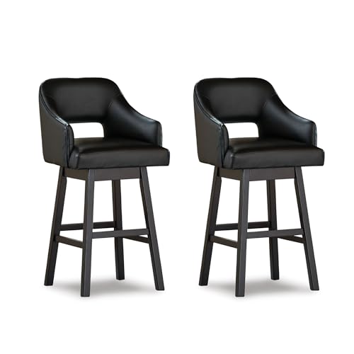 2 Pack Signature Design by Ashley Swivel Bar Stools