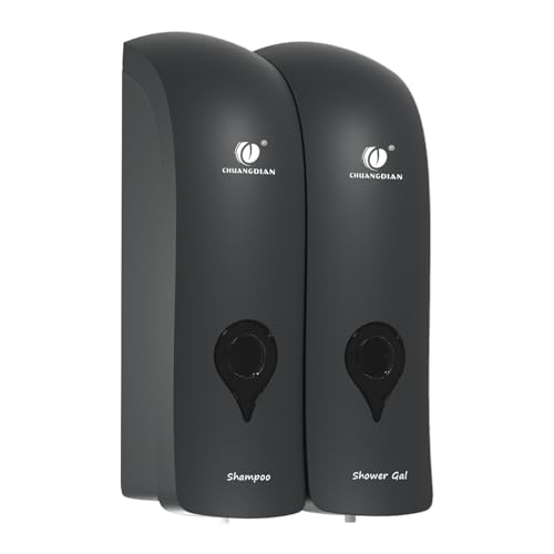 2 Pack Wall Mounted Shampoo Conditioner Dispenser