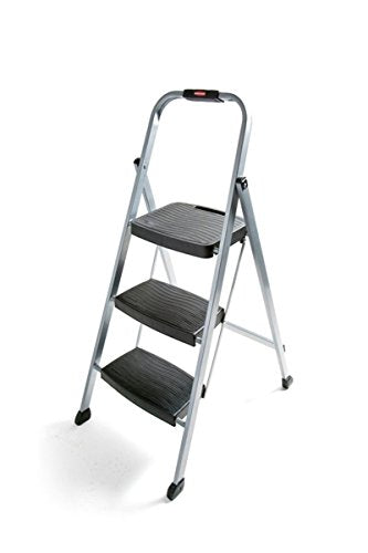 Rubbermaid 3-Step Folding Steel Ladder