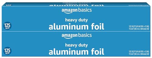 250Ft Amazon Basics Heavy Duty Aluminum Foil