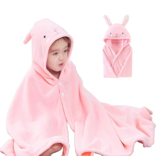 Toddler Hooded Bath Towel Ultra Absorbent Soft Blanket
