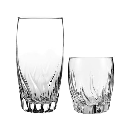 Anchor Hocking 16-Piece Dishwasher Safe Glass Set