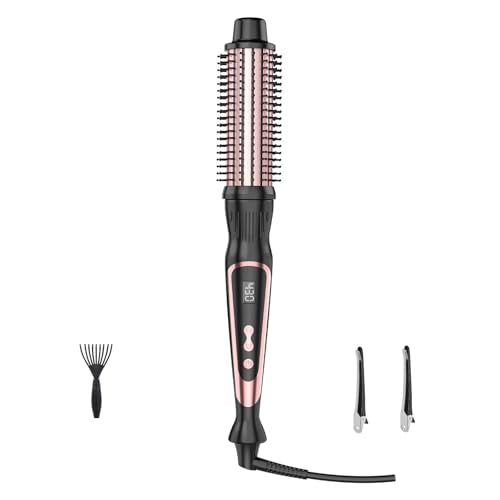 1.5 Inch Heated Curling Brush Volumizing Hair Styler