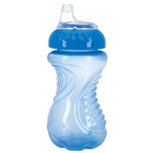 Nuby No-Spill Easy Grip Cup, 10 Ounce, Colors May Vary, 1 Pack