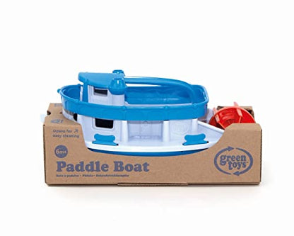 Green Toys Blue/Grey Paddle Boat Bath Toy