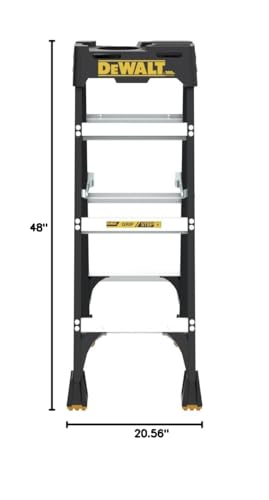 DeWalt DXL3010-04 4-Foot Step Ladder, 4 feet, Black, 4 Ft