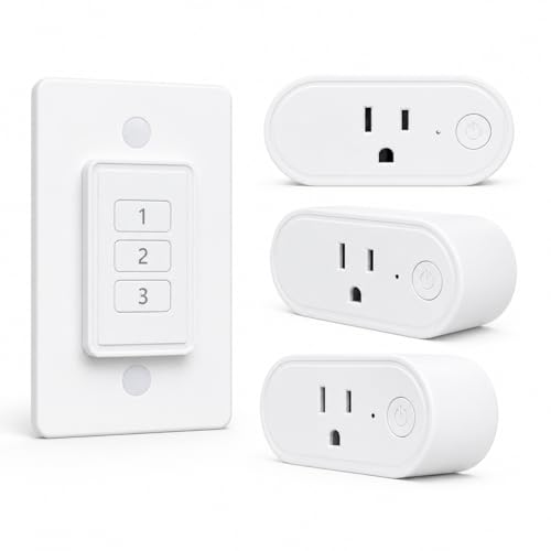 3 Pack Wireless Remote Control Outlet Switch Set
