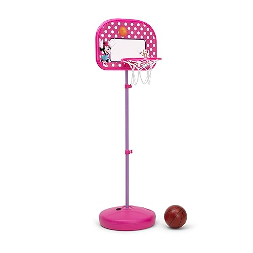 Delta Children Minnie Mouse Kids Basketball Hoop Set