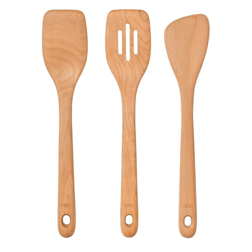 OXO 3-Piece Wooden Kitchen Turner Set