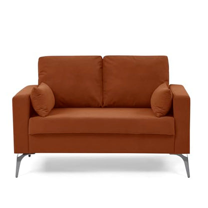 FANYE 3 Pieces Living Room Sofa Sets Include Armchair,Loveseat and 3Seaters Couch,Corduroy Upholstered Tufted Sofa&Couch with 4 Pillows and Metal Legs for Home Office Apartment