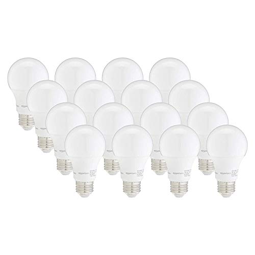 16 Pack Amazon Basics 60W Equivalent Dimmable LED Bulbs