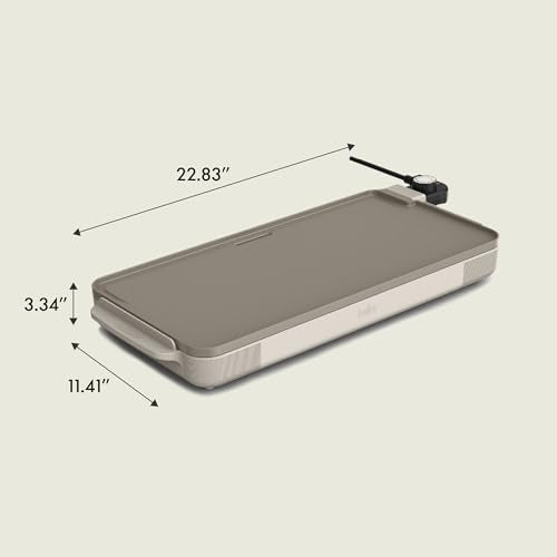 BELLA 10" Electric Griddle with Nonstick Coating