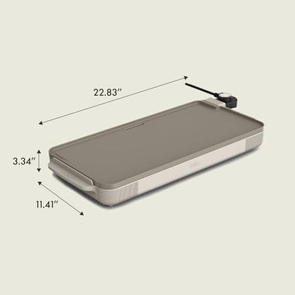 BELLA 10" Electric Griddle with Nonstick Coating