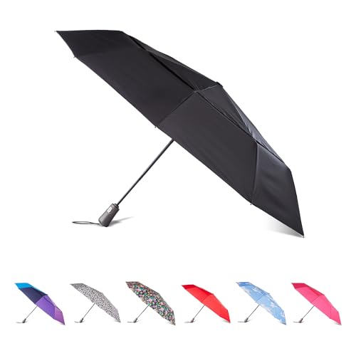totes Auto Open Close Windproof Compact Umbrella