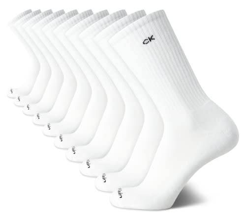 10 Pack Calvin Klein Cushioned Athletic Crew Socks