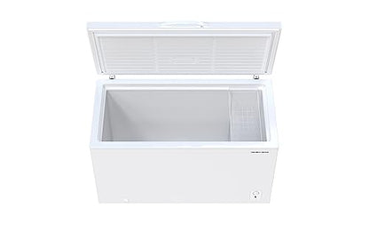 Hamilton Beach HZ4941 14 cu ft Upright Convertible Fridge/Freezer-Frost Free-Reversible Door-Removable Glass Shelves-LED Interior Light, White