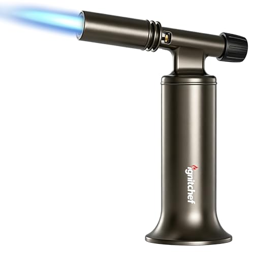 Refillable Adjustable Flame Metal Torch Lighter