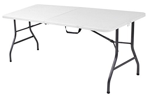 Cosco 6ft Fold-in-Half Folding Table Indoor Outdoor