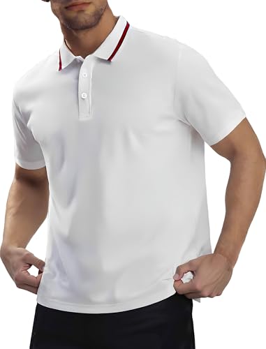Slim Fit Men's Polo Shirt, Cotton Stretch, Short Sleeve