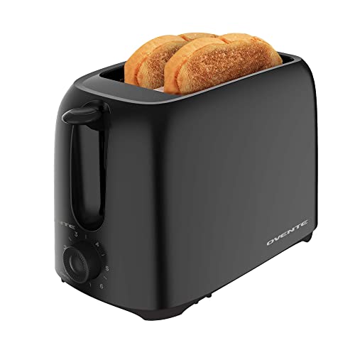 Ovente 2-Slice Toaster with 6-Setting Browning