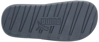 PUMA Cool Cat Sandal Slides Sandal Slides, Cool Dark Gray Black, 3 US Unisex Little Kid