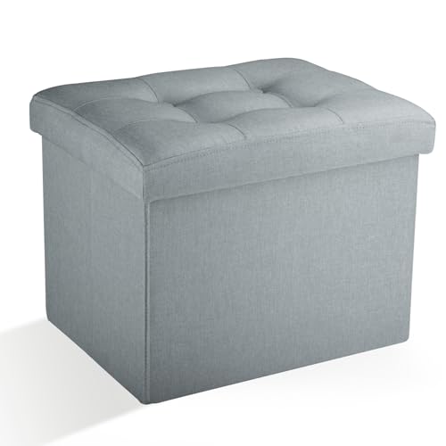 Foldable Storage Ottoman Bench Stool