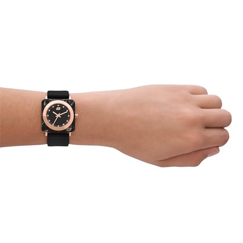 Skechers Women's Rose Gold/Black Quartz Watch